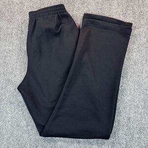TYR Men's Medium Black Sport Track Pants Elastic Waist Activewear Performance